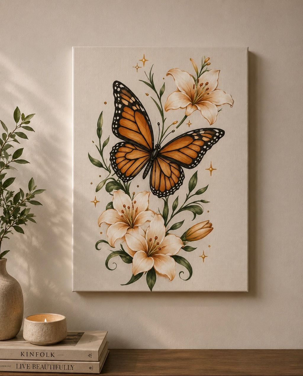 Butterfly kiss